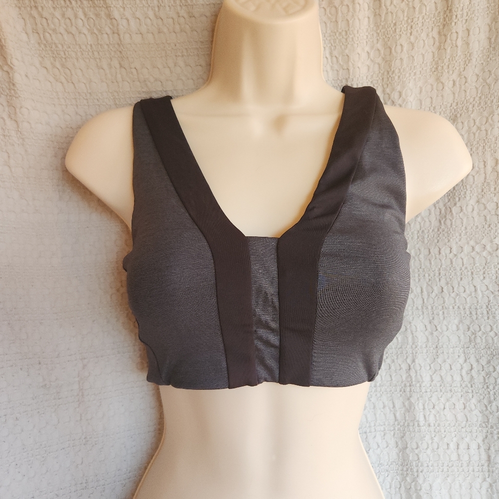 Athleta ✨ Allyson Felix Collection Sports Bra | Charcoal & Black | Medium